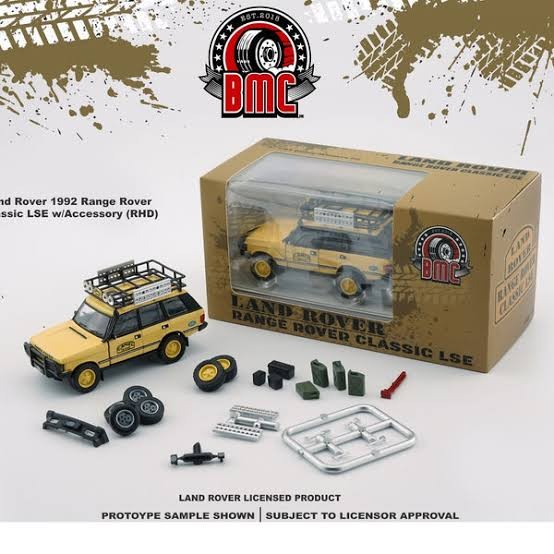 PROMO BM CREATIONS LAND ROVER 1992 RANGE ROVER CLASSIC LSE CAMEL TERLARIS