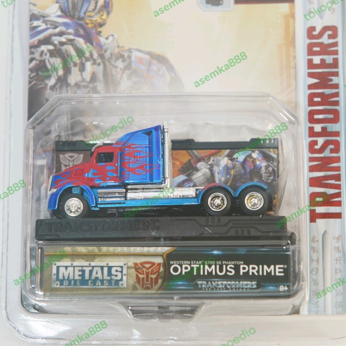 MUST HAVE JADA 1/64 DIECAST TRANSFORMER TRUCK OPTIMUS PRIME TERMURAH