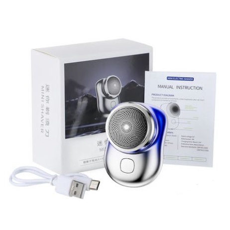 alat cukur rambut Mini Shaver Pocket Portable USB Alat Cukur Mini Jenggot kumis(P5D0) alat cukur ele