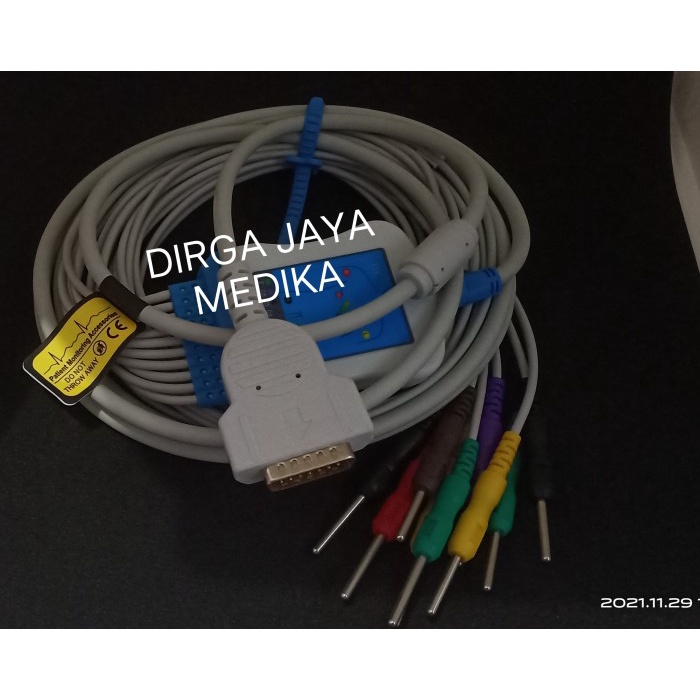 Ecg Cable Kabel Ekg 10 Leads Ge Marquette Mac 400 500 600 800 1200 Etc