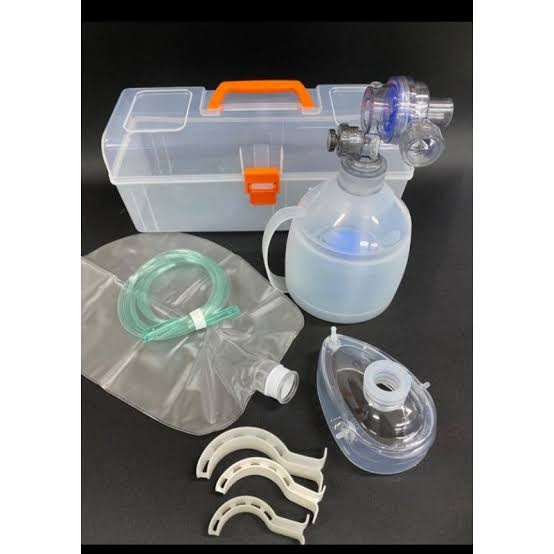 Ambu bag silicon dewasa / resuscitator set Ambu bag manual dewasa -Tatasie