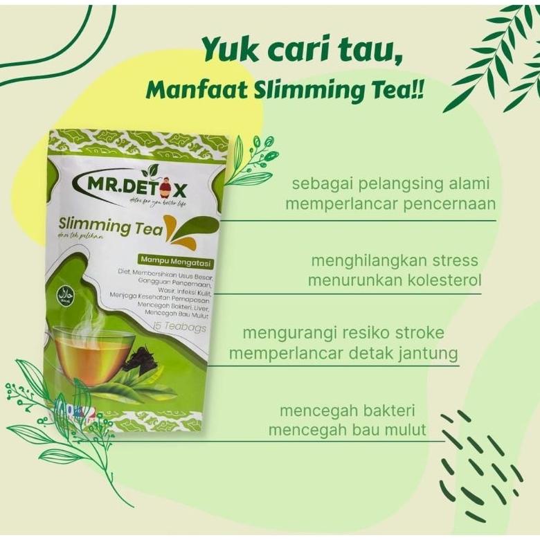 

Update! Teh Pelangsing Mr.detox slimming tea !!