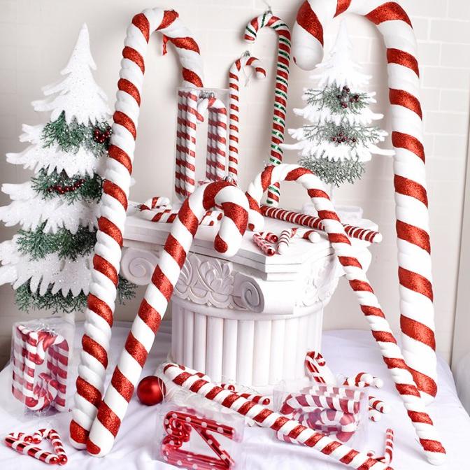 

Terbaik Tongkat Lolipop Merah Isi 6 Candy Cane Dekorasi Hiasan Pita Natal Stok Terbatas