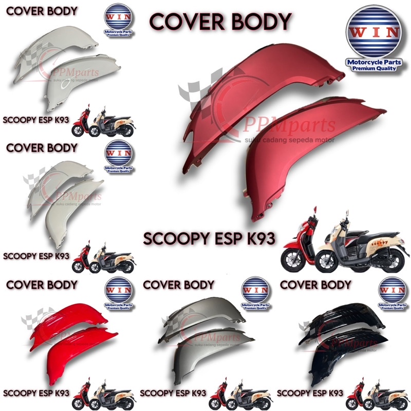Cover Body Bodi Samping Scoopy Donat K93 2017 2020 WIN