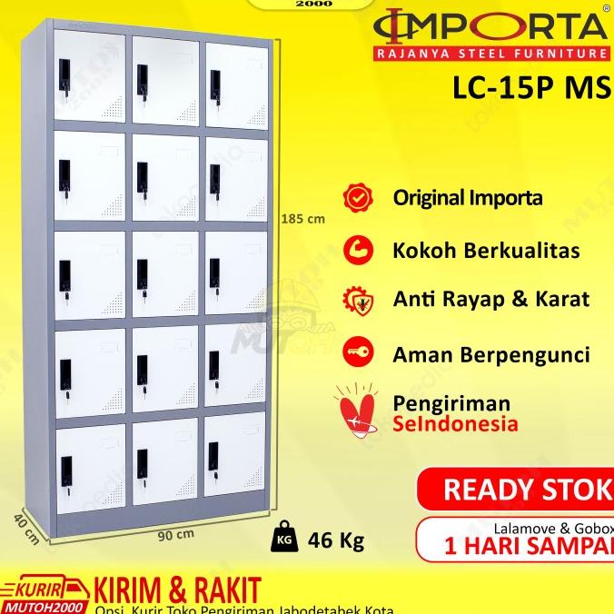 

Importa Lc-15P Bt Ms Loker Besi 15 Pintu Locker 15 Pintu Full Plat Terbaik