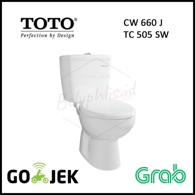 monggo] CW 660 J | Kloset Duduk Toto 23 cm | Dual Flush ( BANDUNG ONLY )