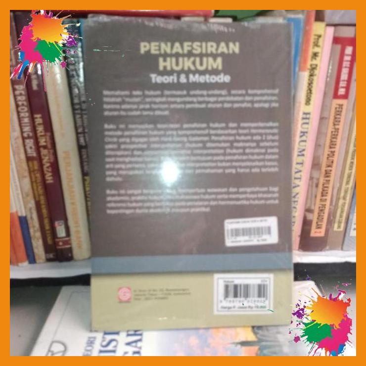 

penafsiran hukum teori & metode [fany]