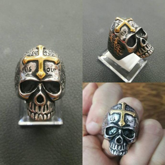 Skull Ring Titanium (SR-092)