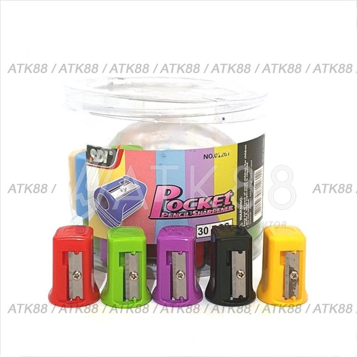 

Promo 1 Box / 30 Pcs Serutan Pensil Sdi Pencil Sharpener 0126T