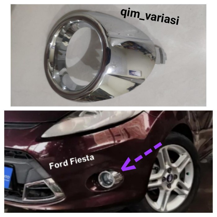 Promo Cover Fog Lamp Foglamp Ford Fiesta 2010 2011 2012 Satuan