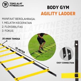 Promo Agility Ladder 10M (20 Anak Tangga)/Alat Untuk Latihan Futsal