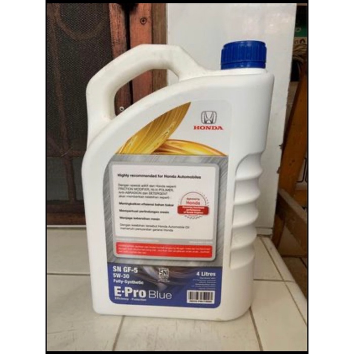 Oli Honda Blue 5W-30 4L Original Honda Terbaik
