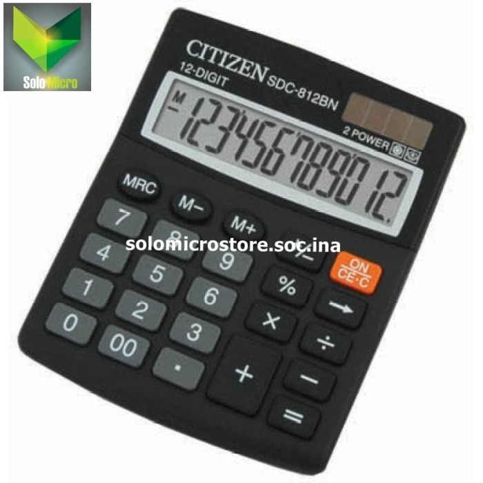 

Kalkulator Citizen type CT812-BN CT 812 - Calculator Citizen 12 Digit