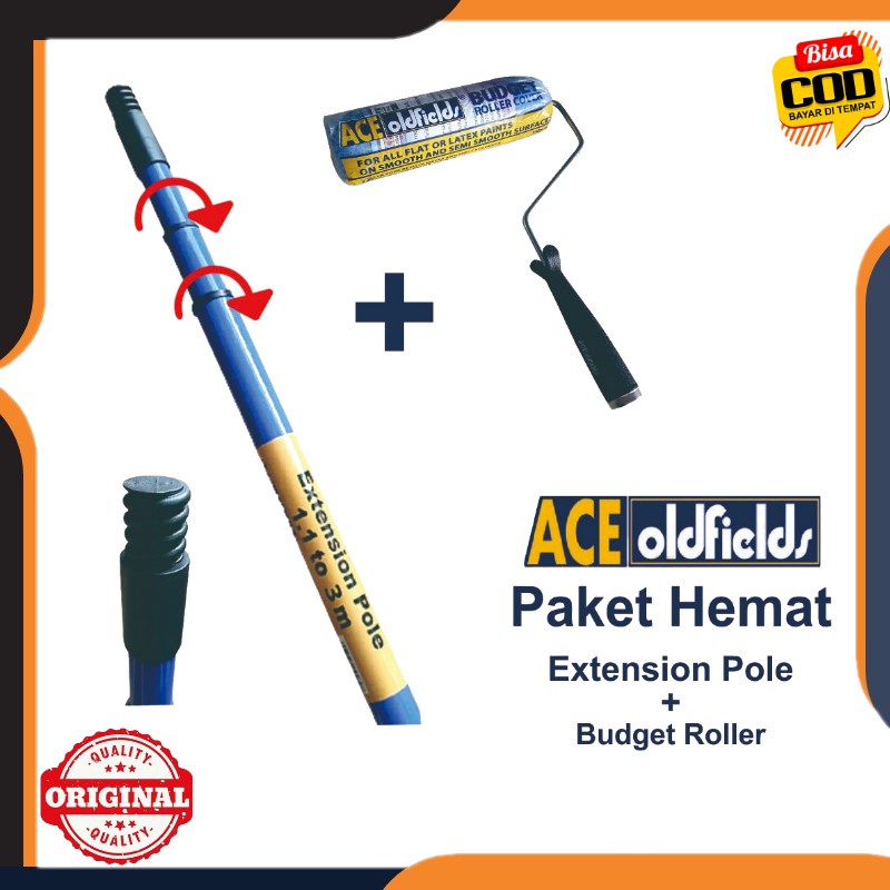 Ter Roll Kuas Cat Ace Oldfields Bisa Cod Tersedia Bak Kuas Roll Tongkat Tembok Roll Roller Rol Ring
