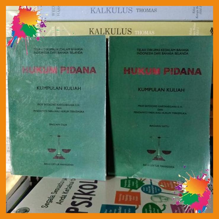 

buku hukum pidana kumpulan kuliah jilid 1 dan 2 [fany]