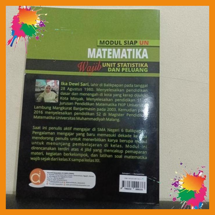 

original buku modul siap un matematika wajib unit statistika dan pelua [fany]