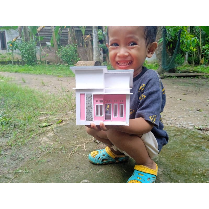 miniatur rumah modern minimalis