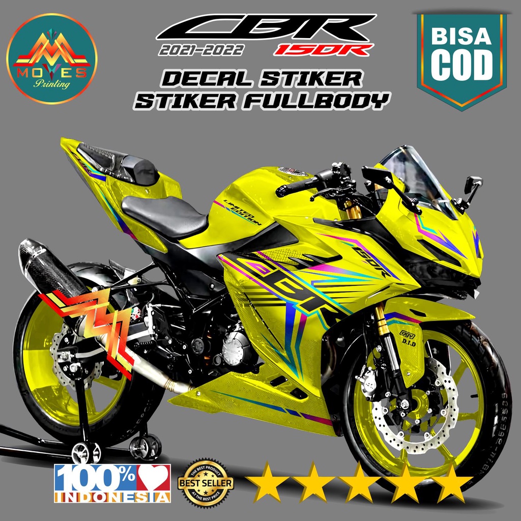 Bisa Cod decal cbr 150r stiker cbr 150r stiker motor honda cbr 150r 2021 full body decal motor honda