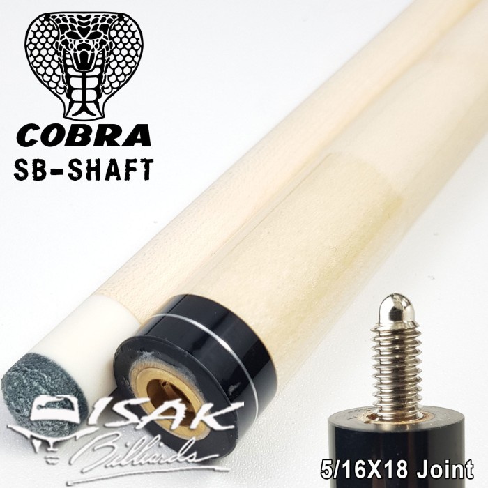 Cobra Shaft SB Series - 13 mm Billiard Cue Stick Kepala Stik Biliar