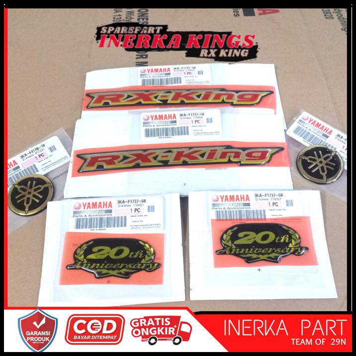 

GRATIS ONGKIR STICKER EMBLEM RX SPESIAL FULL SET ORIGINAL 3KA-F1737-60 3KA-F416B-10 !!