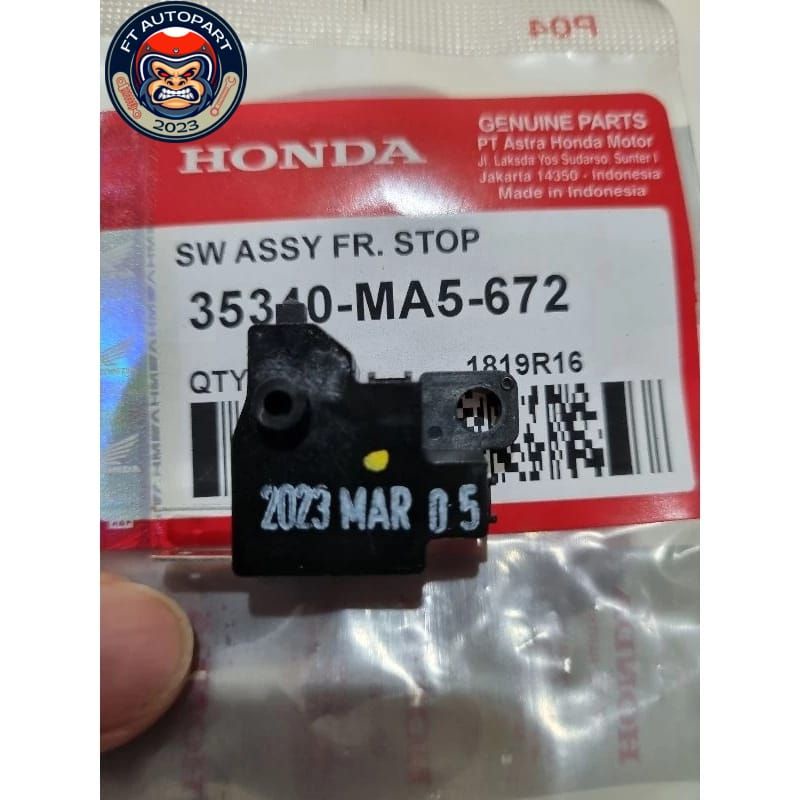 Switch Rem Depan Kharisma Supra Beat FI, Beat, Vario MA5 ORIGINAL AHM