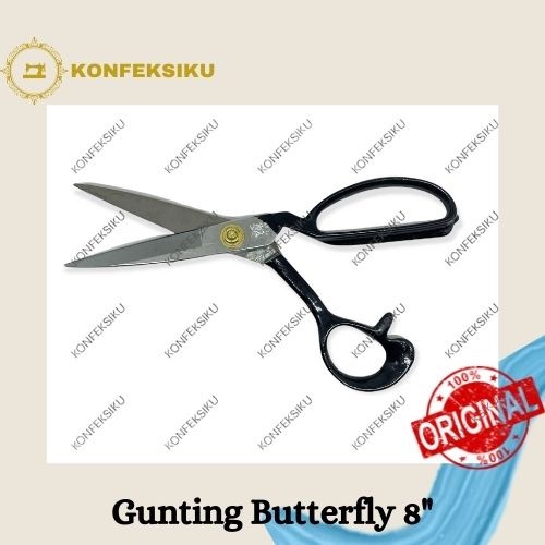 

Gunting Potong Bahan Kain / Gunting Butterfly 8", 9", 10", 12