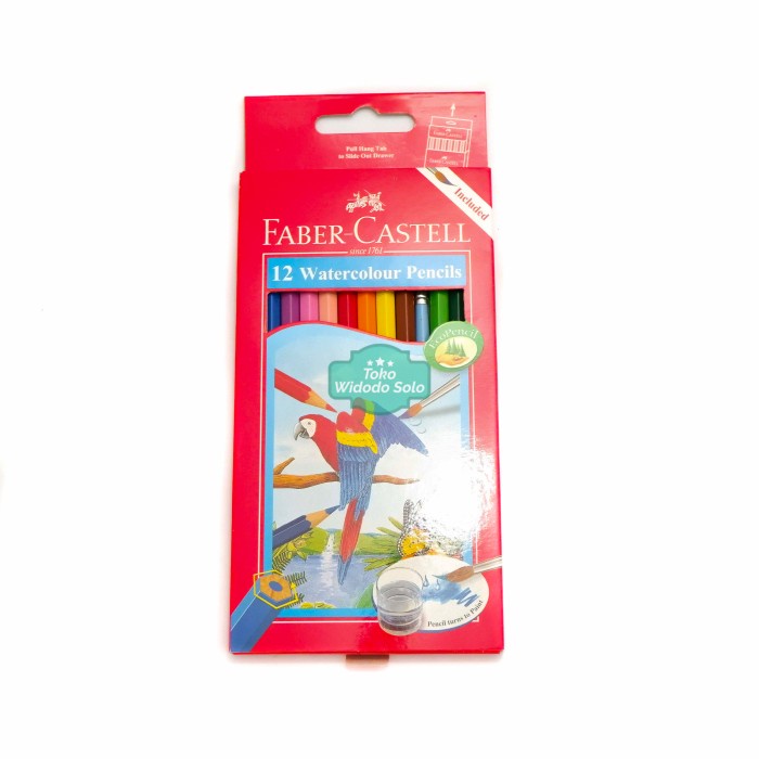 

Pensil Warna Faber Castell 12 Warna Panjang Watercolour FSC C017601