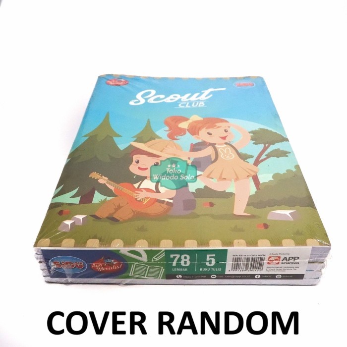 

Buku Tulis Garis Sinar Dunia 78 SD 1388 MJ Grosir 1 Pack Isi 5 Buah
