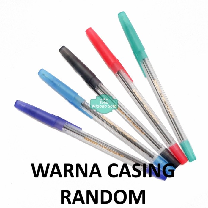 

Bolpen/ Pulpen Standard Tecnogrip Hitam Ecer