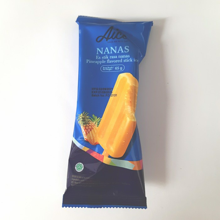 Es Krim Aice Nanas Gojek Grab