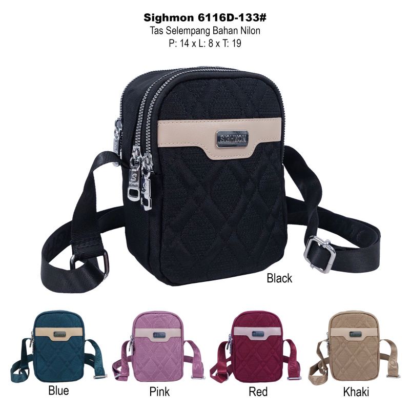 Sighmon kanvas 6116D-133 Tas selempang wanita