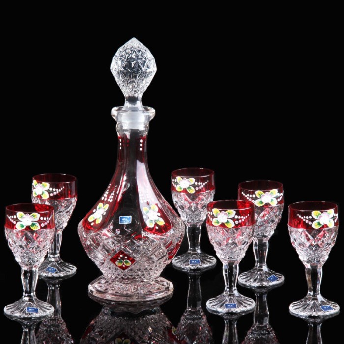 Gelas Set Bohemia Cristal