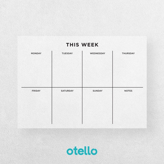 

Promo Weekly Planner Akrilik Wall Calendar Acrylic Dinding Papan Jadwal