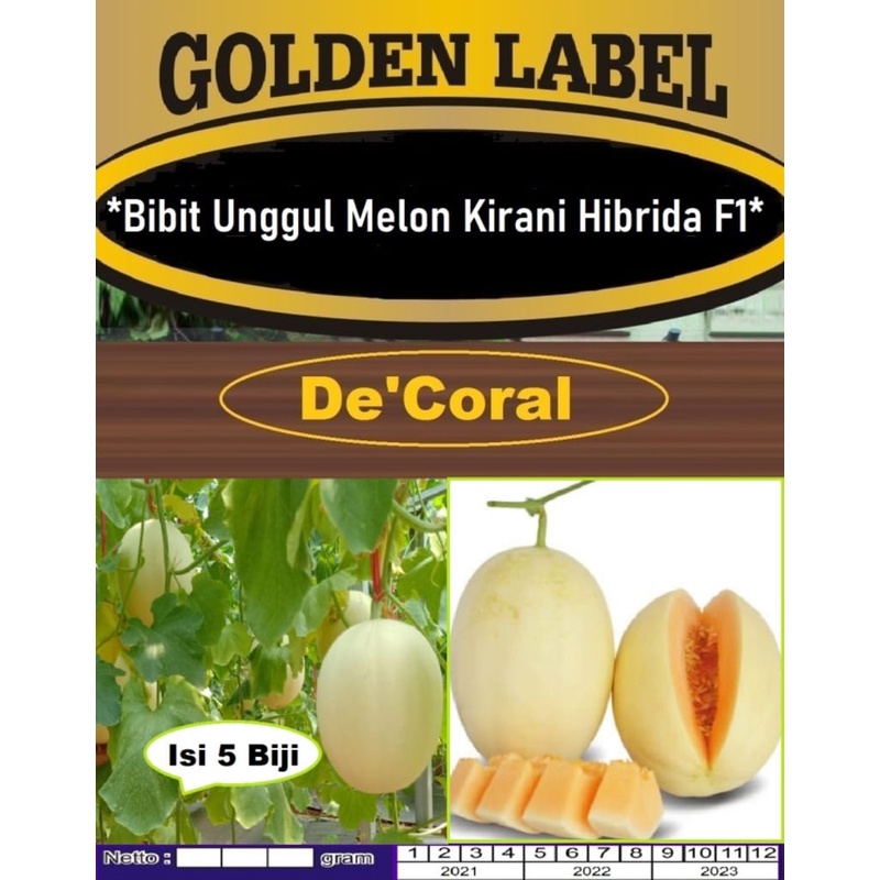 Bibit Unggul Melon Kirani Hibrida F1 | Benih Melon Kirani Hibrida F1