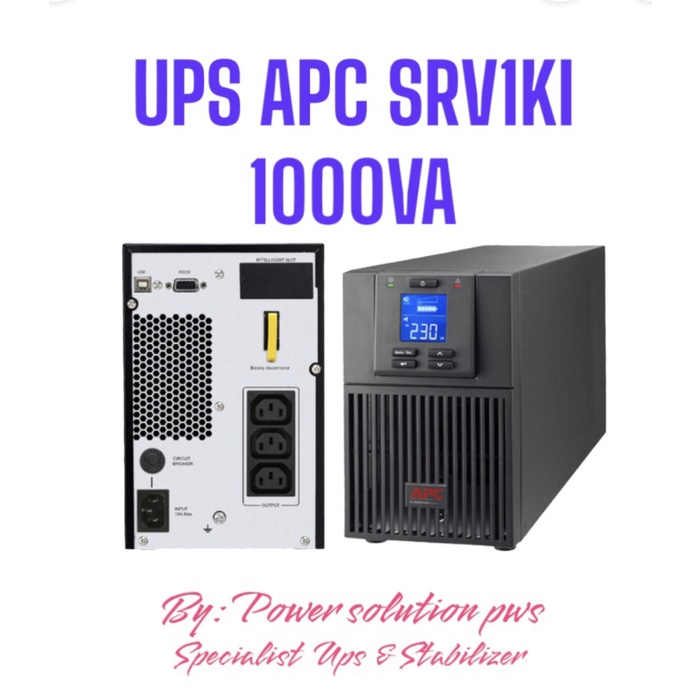 UPS APC SRV1KI 1000VA / 800Watt
