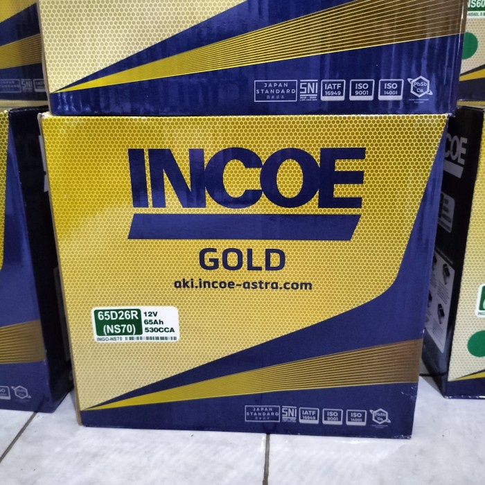 Promo Incoe Gold Ns70 Aki Basah