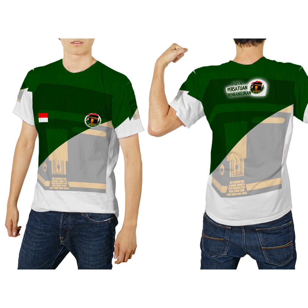 BARUU Kaos Baju PARTAI PPP / Baju Partai PPP Partai Persatuan Pembangunan ASLI