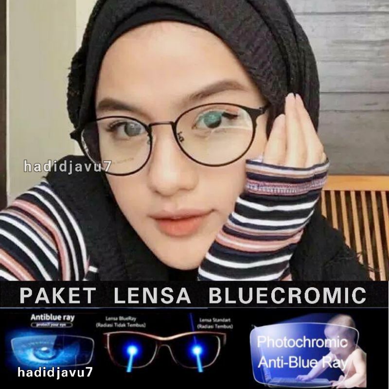 FRAME BESI TITANIUM MUKA KECIL GRATIS LENSA