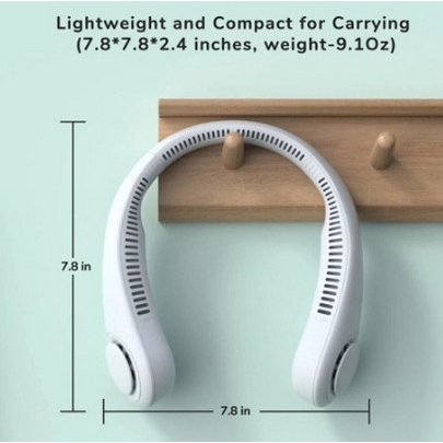 TERLARIS Kipas Angin Leher Portable Gantung Leher Tanpa Baling Baling Kipas Usb /KIPAS ANGIN