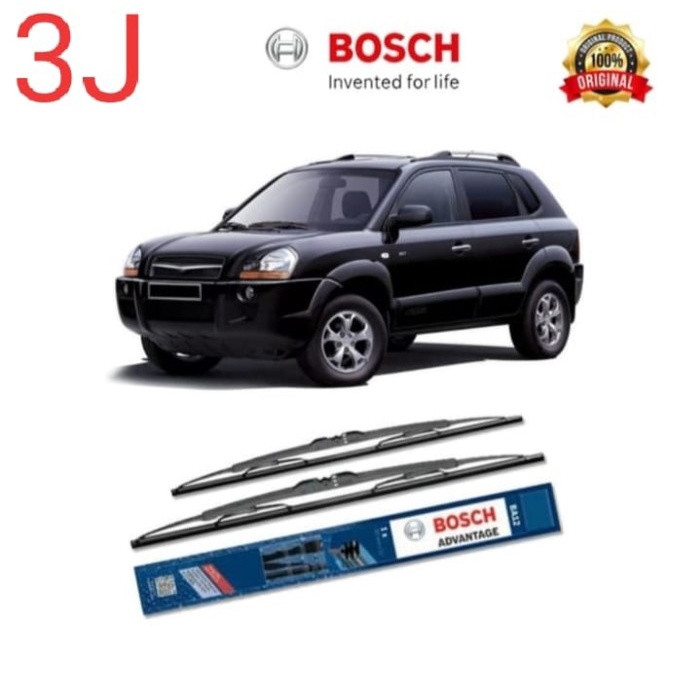 Cod - Wiper Bosch Hyundai Tucson Jm (2004-2010) 24 & 16 Kode 050
