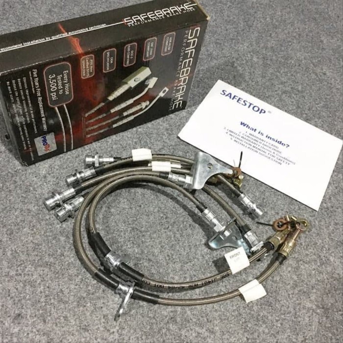 Selang Brakeline PRO RS SAFE BRAKE Pajero Exceed 2008-On murmer