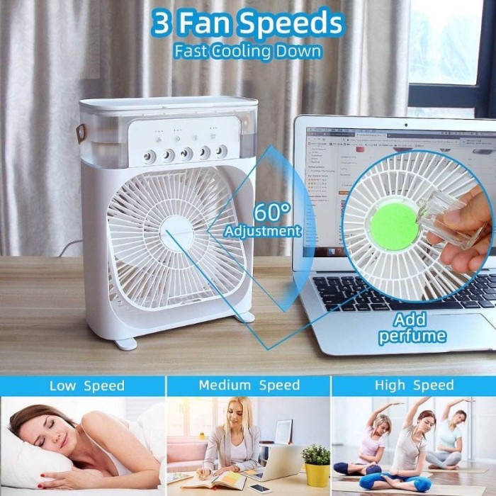 Discount SQRS / Mini Ac Kipas Portable / Humidifer AC Kipas mini /KIPAS ANGIN MINI/KIPAS ANGIN