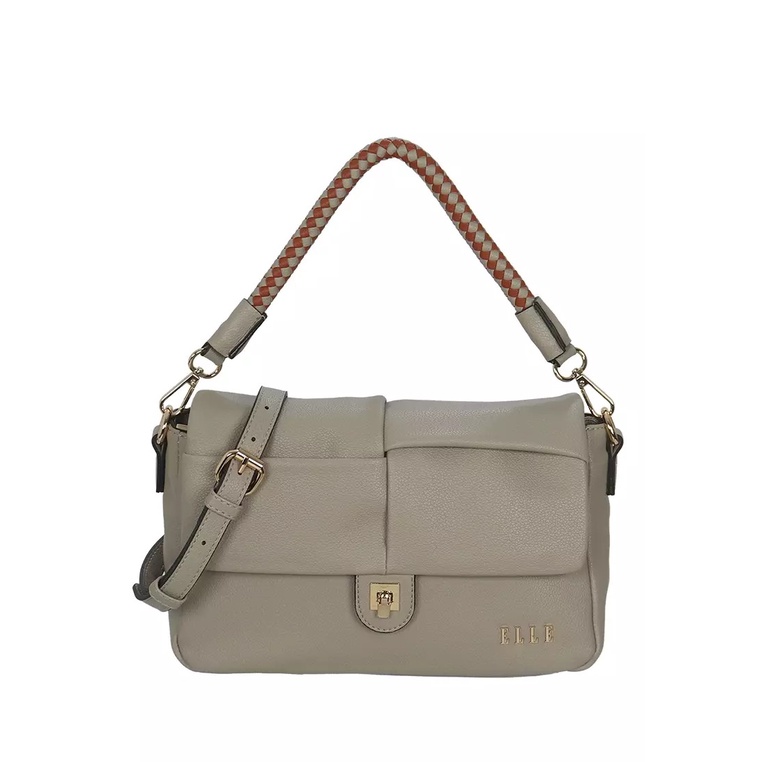 Tas Elle Handbag 41477 Beige Tas Wanita Tas Selempang Wanita Impor Original