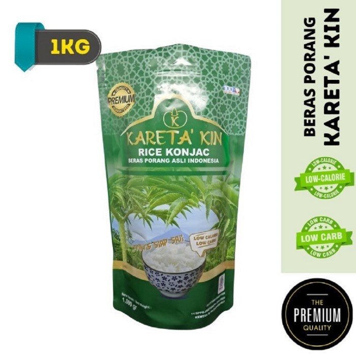 

Beras Porang Konjac Shirataki Rice Kareta Kin Kualitas Premium 1 Kg