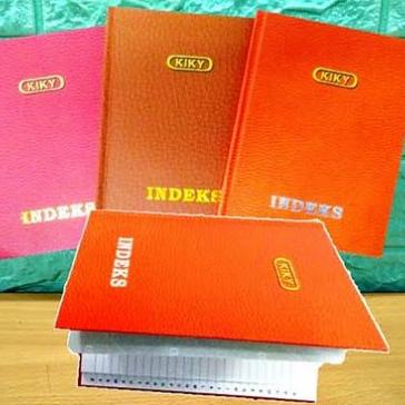 

BARANG TERBARU !!! KIKY INDEX HARDCOVER BOOK BUKU INDEKS HURUF ABJAD ANGKA KWARTO FOLIO - TERLARIS