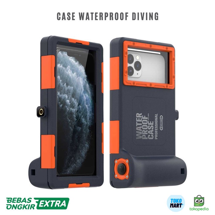 Promo Casing Waterproof Diving Underwater Anti Air Case For Iphone 11/12