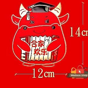 

Zxt006 Angpao Kerbau Merah Mini 3D Isi 3 Ampao Gantung Imlek Kecil Pengiriman Cepat