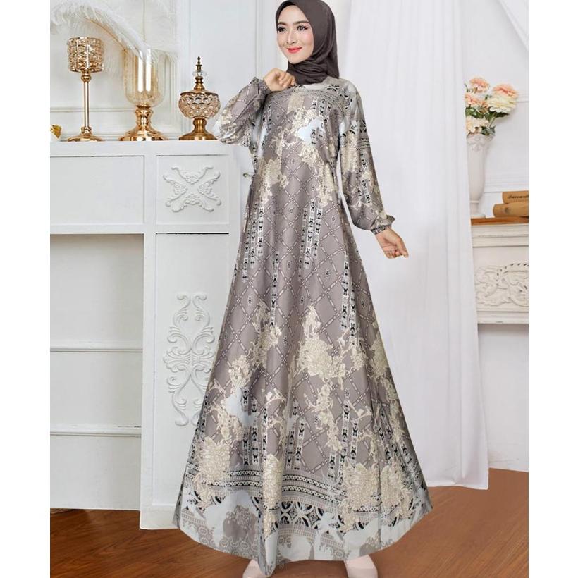 Ready Gamis Maxmara Lux Motif Terabaru // Gamis Maxmara Silk // Gamis Maxmara // Dress Maxmara // Ga