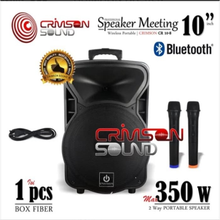 Promo Speaker Aktif Portable 10 Inch Crimson Cr 10 8
