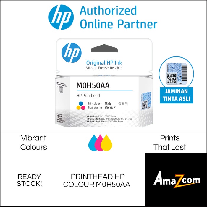 

TINTA HP PRINTHEAD GT M0H50AA COLOUR